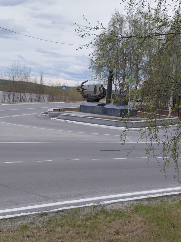 Spring walkabout documented in Nadym, Russia over 22 minutes