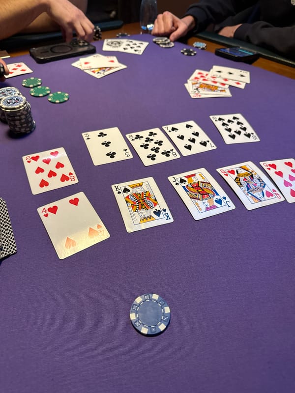 Poker game underway in Sofia