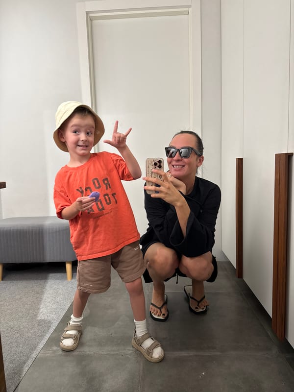 Shopping trip selfies and stairway moments in Chaikovsky