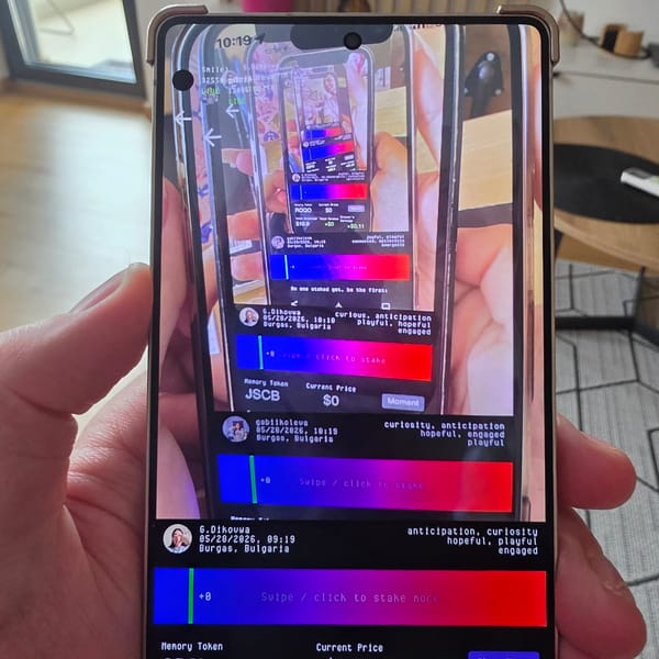 Person uses crypto app on smartphone in Podgorica