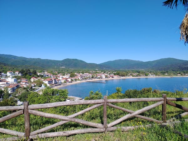 Morning coastal scenes documented in Olympiada, Greece