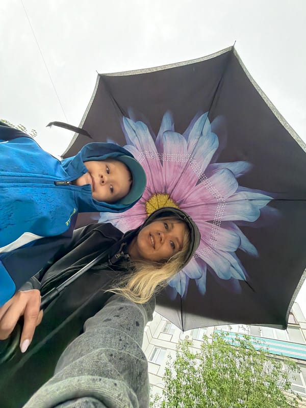 Rainy night moments captured across Chaikovsky, Russia