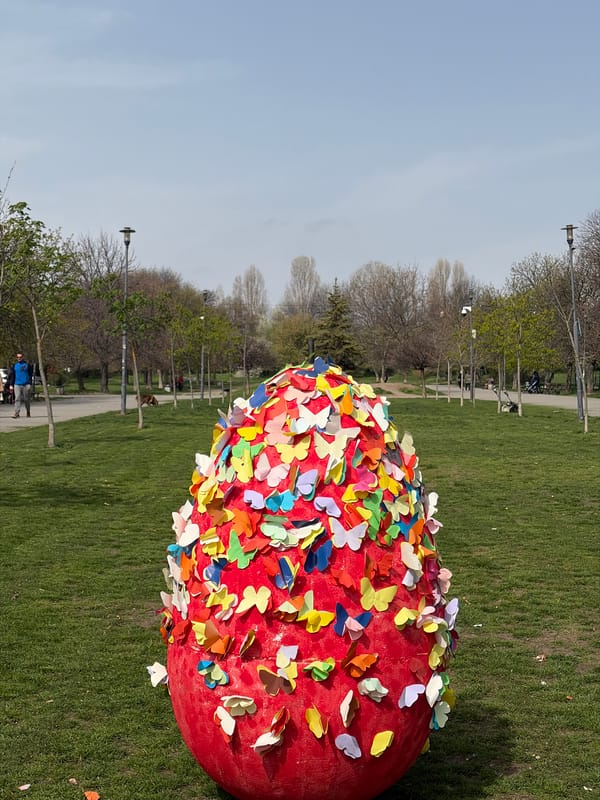 Colorful art installations spotted in Sofia park