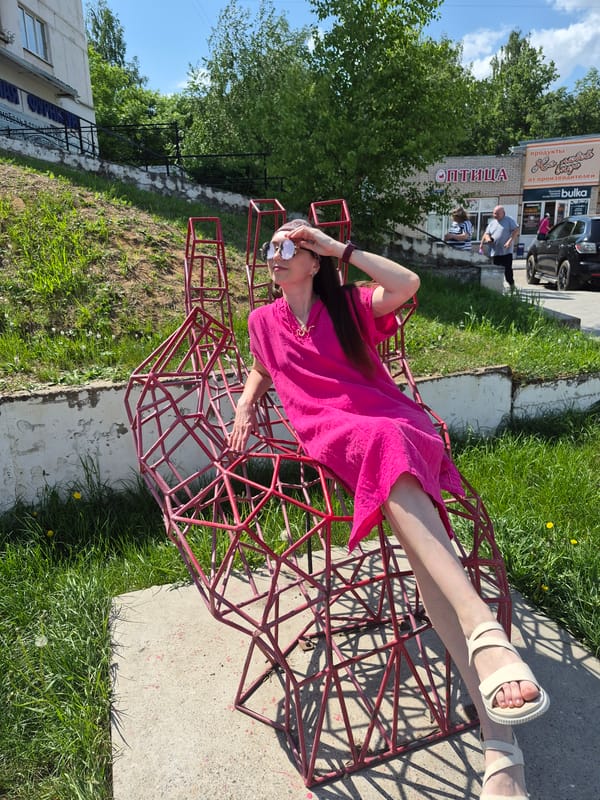 Weekend market day brings casual moments of leisure and commerce