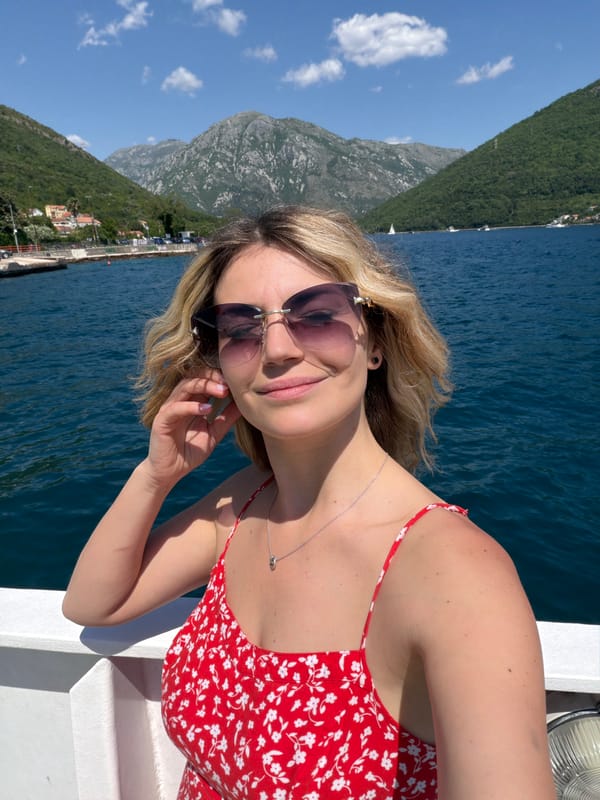 Ferry crossing documented between Montenegro coastal towns