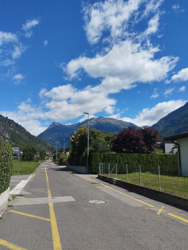 Morning walk through Biasca captures Swiss Alpine town life