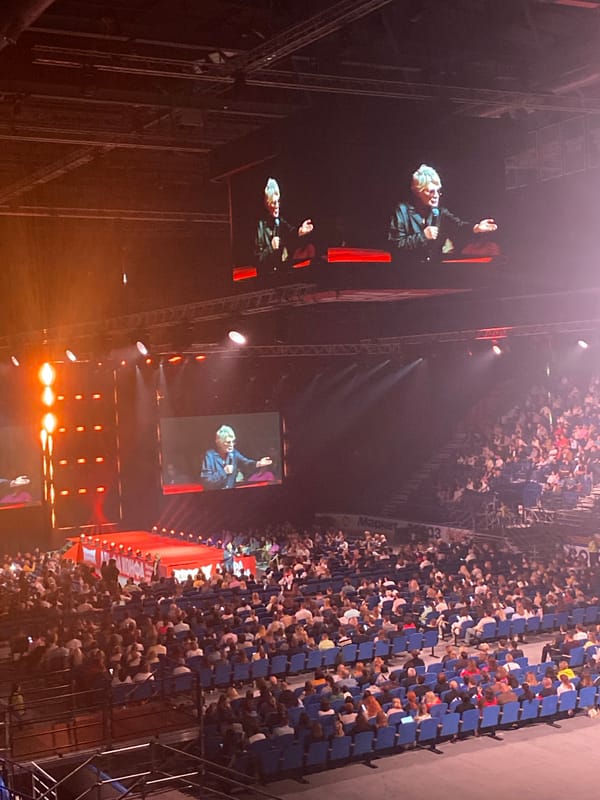 Packed arena event underway in Ufa, Russia