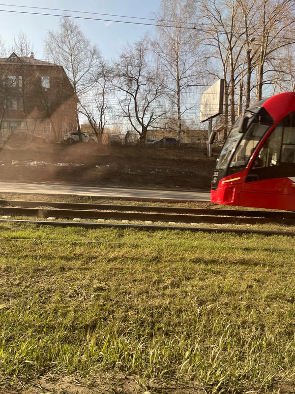 Early morning traffic scenes documented in Izhevsk, Russia