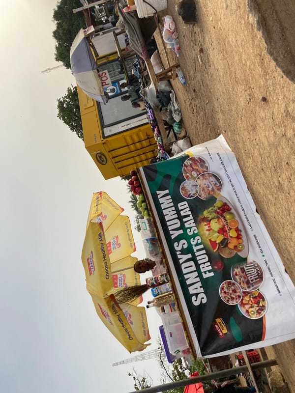 Nigerian street market life documented in Bukuru, Jos