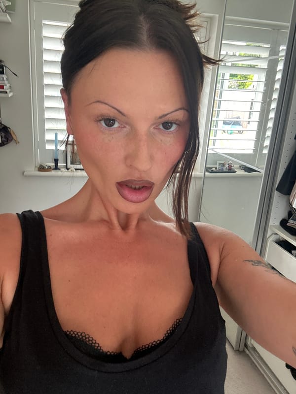 Woman photographed in residential setting in Tunbridge Wells