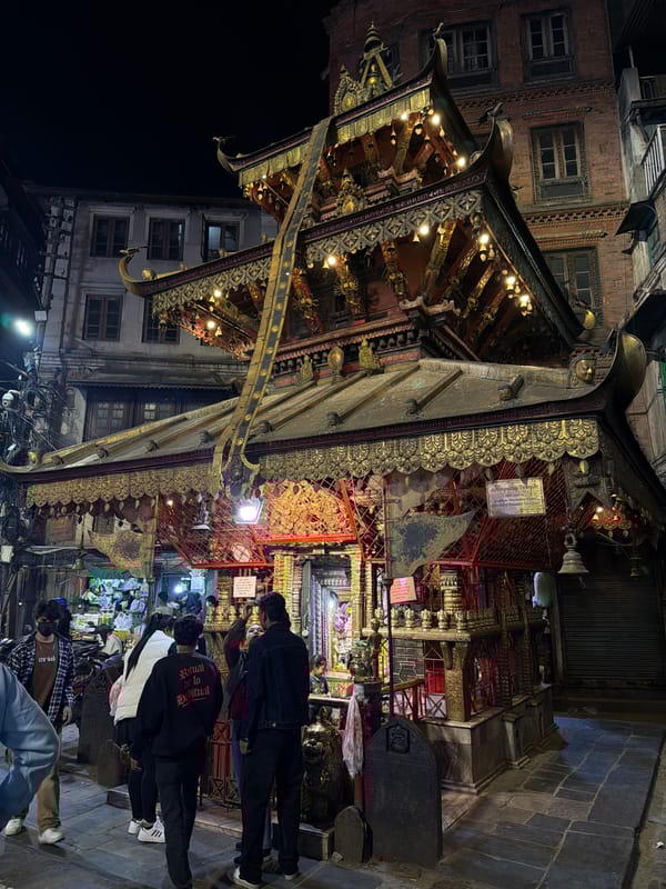 Religious ceremonies and street life documented in Kathmandu