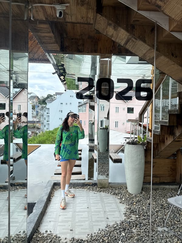 Coffee shop visit in Da Lat with city views and quirky decor