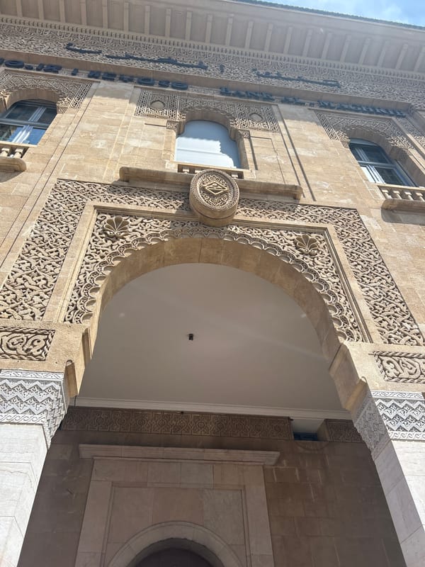 Tourist documents central Rabat architecture and streetscapes