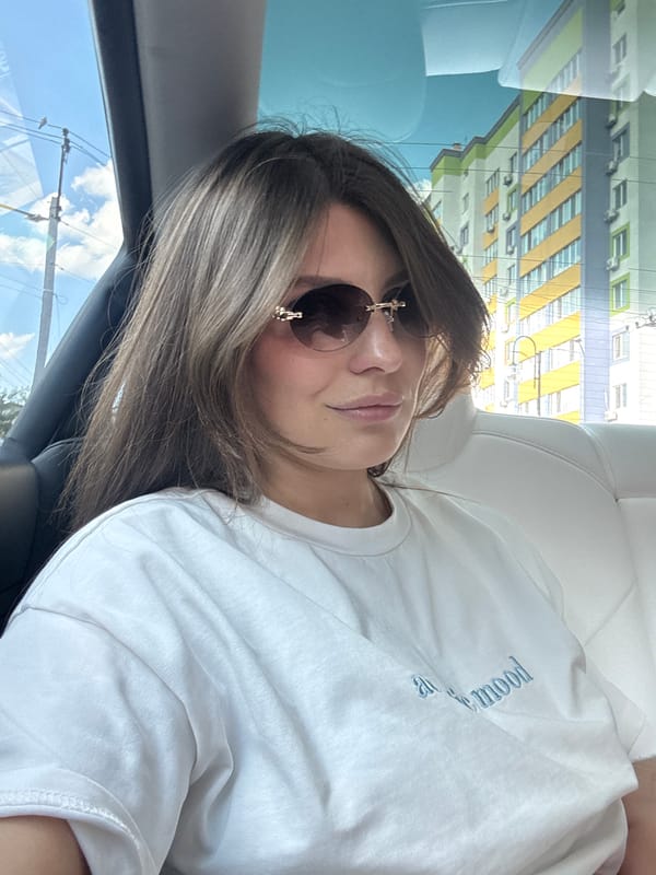 Car ride selfies captured in Ukrainian suburb