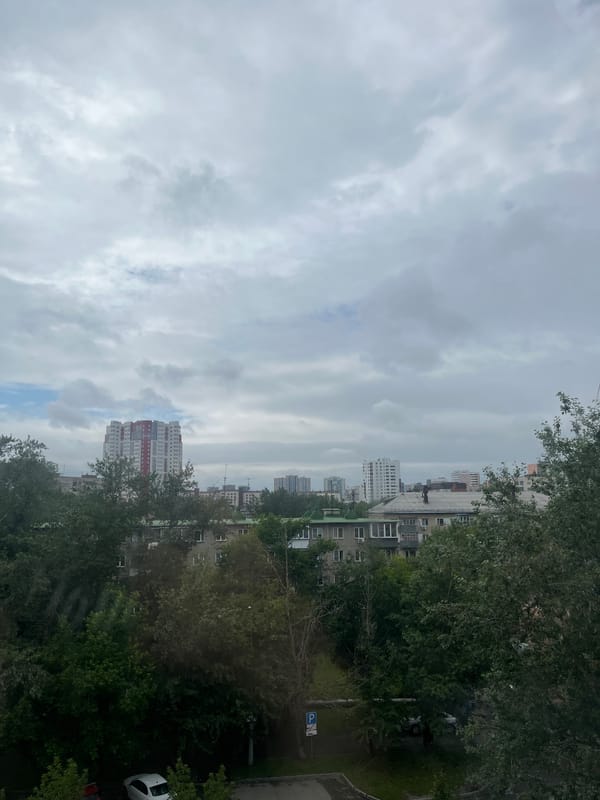 Mother and baby's quiet Wednesday morning in Chelyabinsk apartment