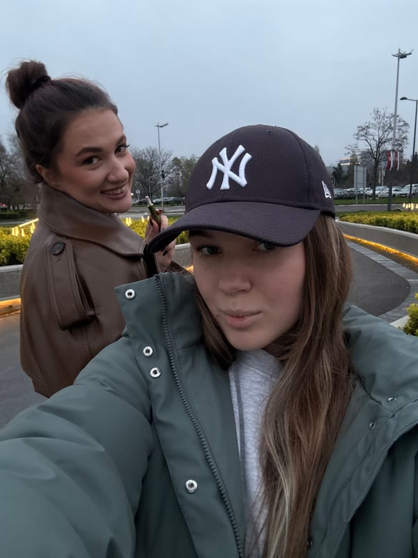 Evening activity around Belgrade's Sava Centar cultural district