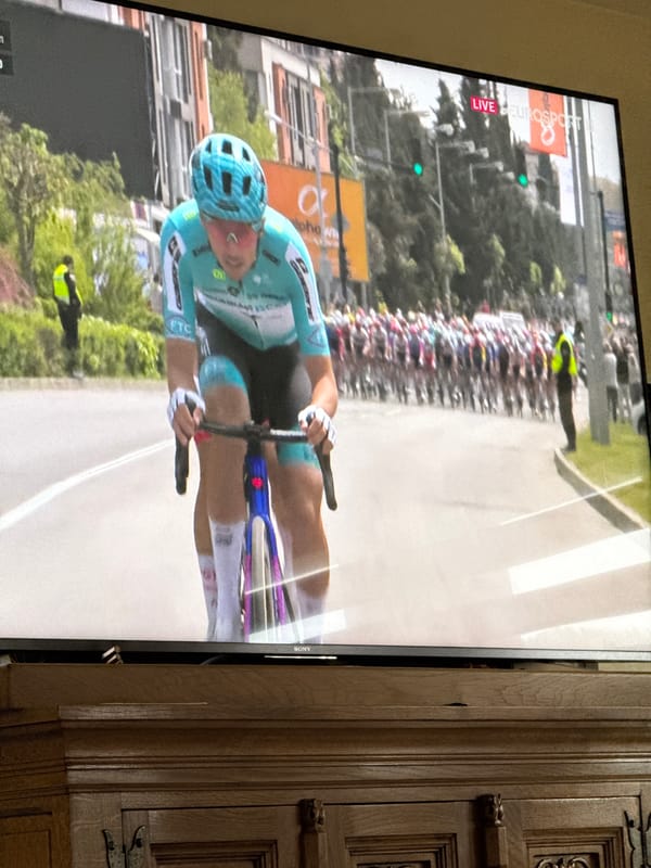 Troyan resident captures Giro d'Italia viewing and spring tulips
