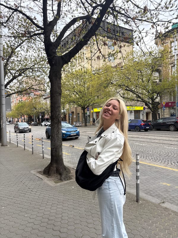 Afternoon scenes captured around Sofia include street portrait, toy shop