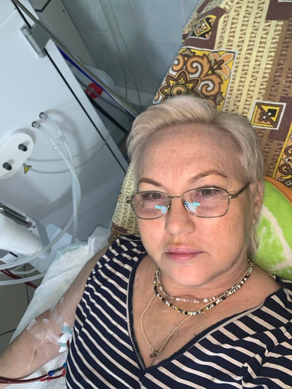 Elderly woman receives medical care in Chaikovsky hospital