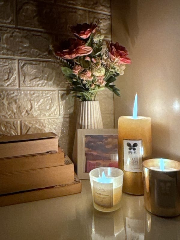 Candlelit evening in a Yerevan apartment
