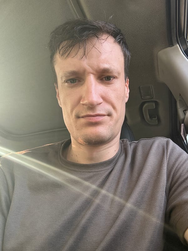 Parked in Kamianets-Podilskyi, shooting selfies and street scenes