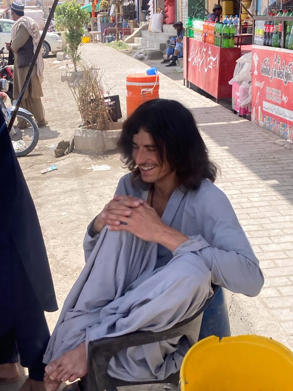Morning street life documented in Loralai, Pakistan