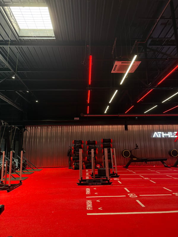 Workout session at Athluz gym in Strasbourg