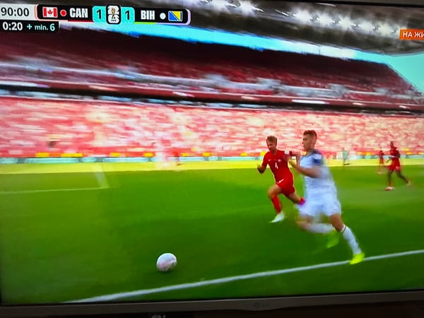 Canada-Bosnia Soccer Match Broadcast Watched in Bulgarian City