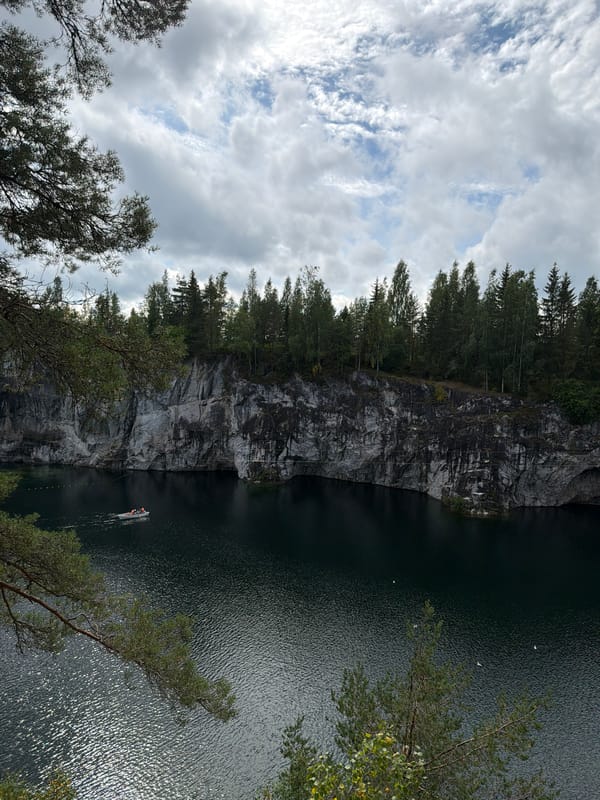 Caves, waterways, and ruins across a day of exploration