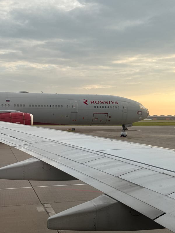 Early morning at Sheremetyevo, Rossiya and Nordwind jets on the tarmac