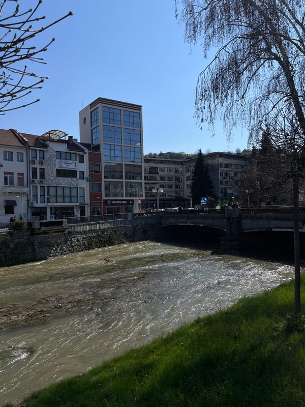 Turbid water observed in Gabrovo river, Bulgaria