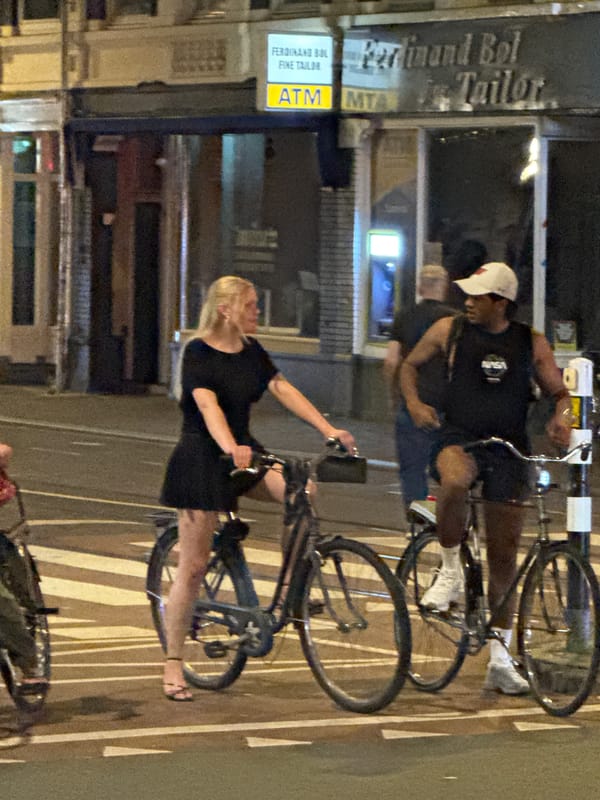 Amsterdam after dark: bikes, canals, and a busy Friday night