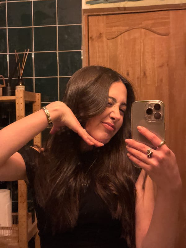Woman takes bathroom selfies at Yerevan restaurant