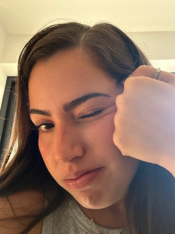 Woman documents evening selfies and cooking in Mexican home