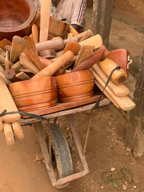 Daily market life documented in Shagamu, Nigeria