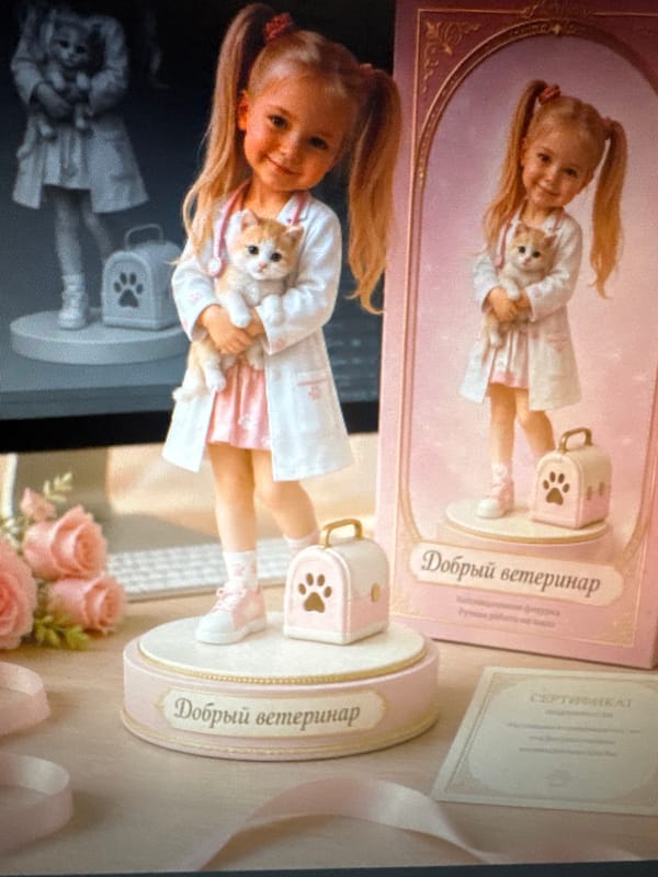 Eclectic mix of figurines, animals, and staged scenes