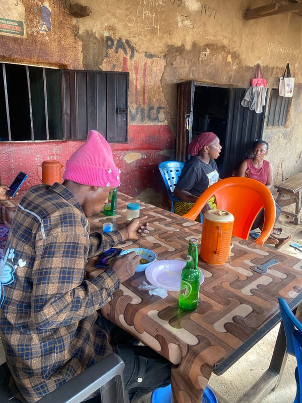 Market life unfolds in Rido, Nigeria commercial district