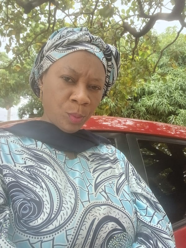 Woman photographed in multiple outdoor poses in Shaba, Nigeria