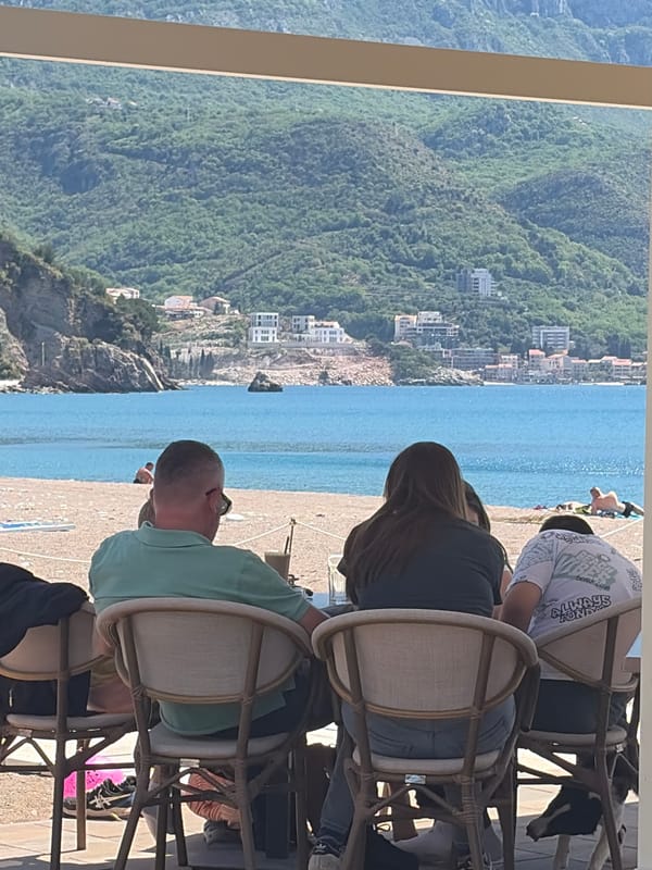 Construction Equipment Spotted on Montenegro Beaches Near Dining Areas