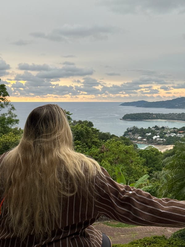 Morning stop at Karon Beach viewpoint, Phuket