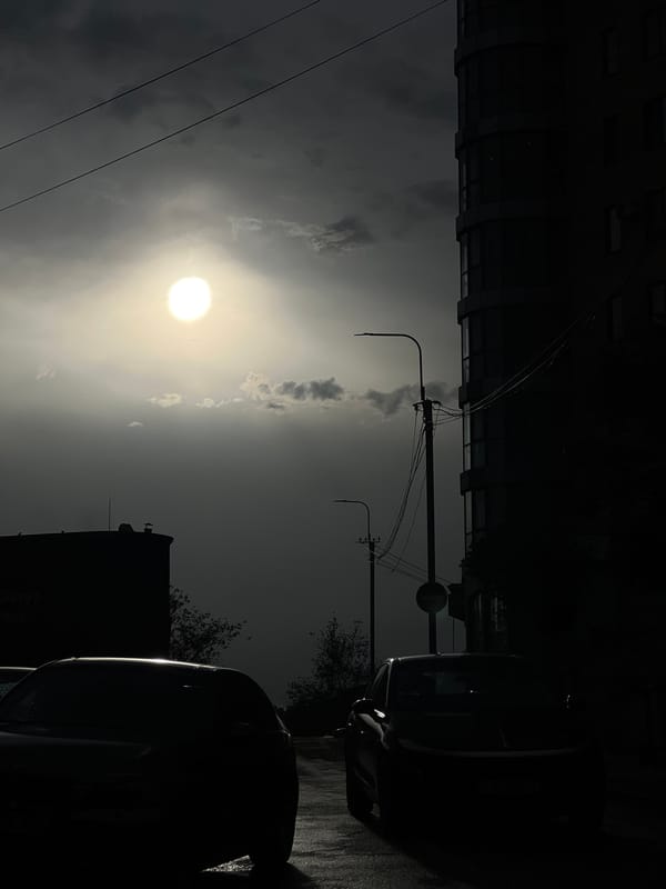 Rainy afternoon street life captured across Yerevan, Armenia