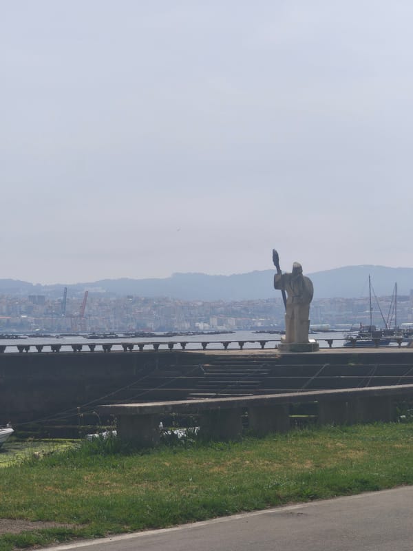 Tranquil coastal scenes captured in Moaña, Spain waterfront