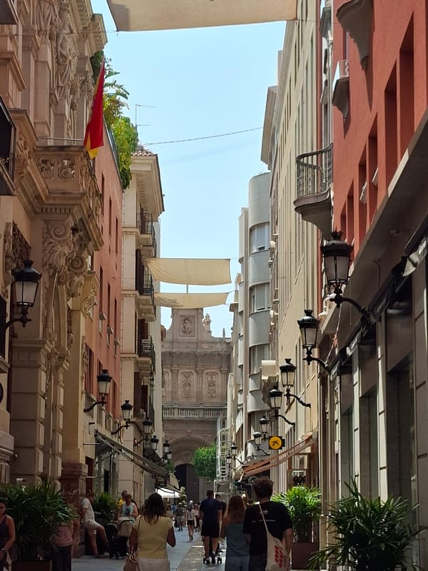 Street scenes and grand interiors of central Murcia