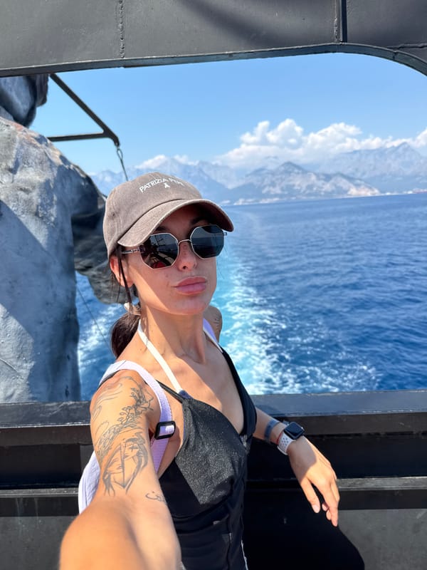 Morning on the Mediterranean off the Konyaaltı coast
