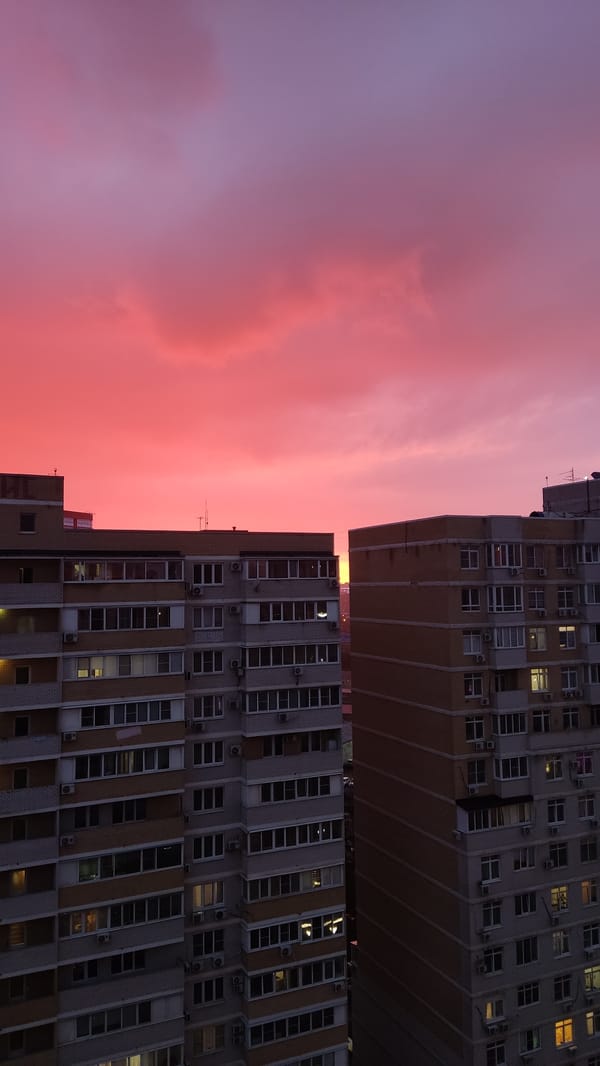 Evening documentation captures Krasnodar apartment blocks and indoor scenes