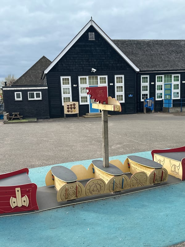 Spring scenes captured at London playground and garden