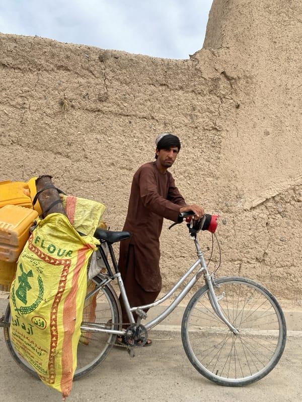 Daily life captured in Kandahar area street scenes