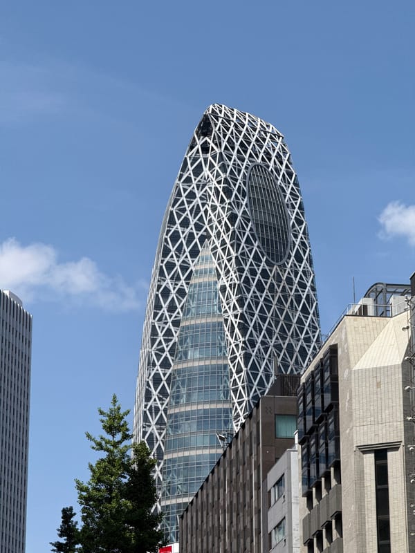 Early morning architectural observations recorded across central Tokyo districts