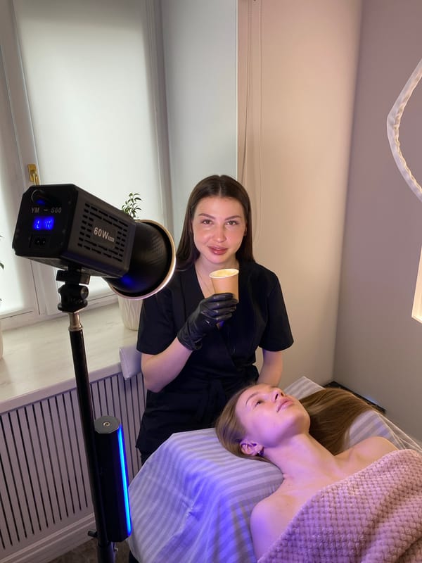 Beauty treatment session documented at Votkinsk salon