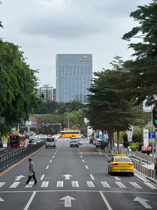 Morning Street Life Documented Around Guangzhou's Canton Tower District